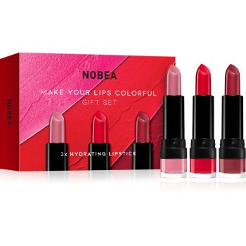 NOBEA Beauty Pleasure NOBEA Make Your Lips Colorful Gift Set set de rujuri ediție cadou - imagine 2